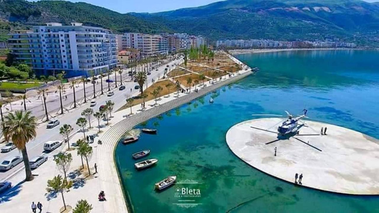 Vlorë Sea View Apartment Onorato 1 מראה חיצוני תמונה
